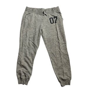 SO Gray Track Pants with Navy Detail